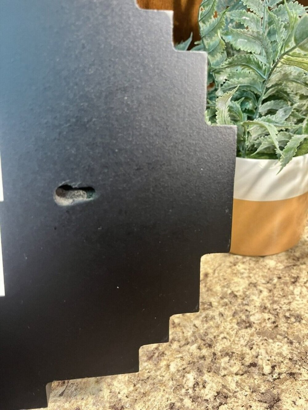 Pac-Man Ghost Lenticular Wood Wall Shelf Sitter Wood Holographic Overlay B4 - Picture 6 of 6